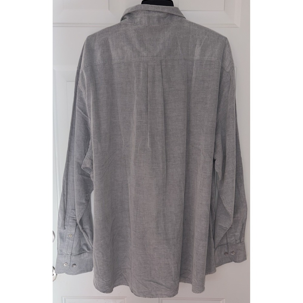 Tommy Bahama‎ Coastline Cord ST325326 3XL Zinc Gray Solid Button Down New - Picture 7 of 7
